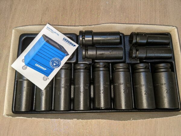 Gedore Module krachtdop.set lang 1/2"