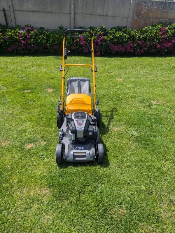 NIEUW Stiga Combi 48SEQB grasmaaier zelftrekkend benzine mulch/opvang - Afbeelding 2