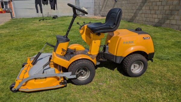 Nette Stiga Park comfort frontmaaier zitmaaier 95cm mulch - Afbeelding 2